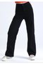 Black High Waist Lycra 90S Wide Leg Palazzo Pants - No Fading Comfort - 4