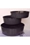 ,Midas,Round Ovenware Set of 3pcs,non stick cast Aluminum,(Round 24,26,28 CM),Black Marble - 3