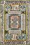 Multicolored Mixed Abstract Floral Patterned Fringed Modern Decorative Carpet 3165