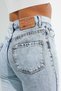 Women's Jeanmove Double Color Mom Fit Skinny Leg Ice Blue Jeans Pantalon - 3