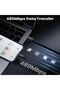 كابل شحن ومزامنة بيانات USB-C إلى Lightning بطول 1 متر - أسود - 3
