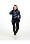 Navy Blue Crew Neck Running Sweater - 3