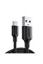 كابل شحن ومزامنة بيانات USB إلى USB-C بطول 2 متر - أسود