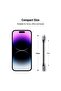 كابل Lightning Connector Jack 3.0 من الألومنيوم المضفر 10 سم - أسود - 7