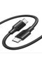 كابل شحن ومزامنة بيانات USB-C إلى USB-C بطول 1 متر - أسود - 4