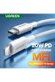 كابل USB-C إلى Lightning M/M بغطاء مطاطي بطول 2 متر - أبيض - 8