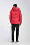 Hooded Men's Puffer Coat - 7