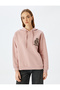 Back Printed Hooded Raised Comfortable Fit Sweatshirt - 3