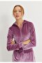 Women's Rosewood Velvet Set - 3