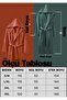 Nature Green Tile Hooded Couple Bathrobe - 2