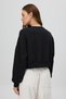 Nakışlı Crop Sweatshirt - 2