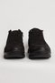 Women's Comfort Half Ankle Zippered Casual Boots Real Leather Hj 18810Z Nubuck Black - 4
