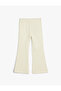 Basic Leggings with Spanish-Style Ribbed Hem
