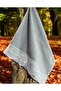 Gray Velvet Towel - Dowry Garden Lace