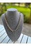 Vip Steel Gold Zircon Stone Small Size Chain Link Hardwear Necklace - 7