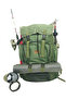 Rowan Khaki Camping and Fishing Backpack with Thermal Compartment and Thermal Bottle Bag 62*41*22 cm - 8