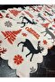 White Runner with Christmas Deer - 3