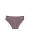 3-Piece Cotton Elastane Women's Panties - Classic Cut, Combed, Lock Key Pattern - 3