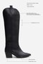 Drew Black Matte Pointed Toe Women's Heeled Dallas Boots - 4
