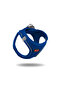 Cat Dog Air-Mesh Chest Collar and Travel Shipping Strap Set 2 in 1 Navy Blue - 3