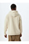 Hooded Sweatshirt with Slogan Print, Kangaroo Pocket Detail, and Embossed Cotton Blend - 4