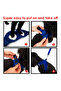 Cat Dog Air-Mesh Chest Collar and Travel Shipping Strap Set 2 in 1 Navy Blue - 6