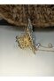 Women's New Season Crystal Stone Large Size Metal Peg Butterfly Pendent Buckle - 6