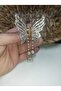 Women's New Season Crystal Stone Large Size Metal Peg Butterfly Pendent Buckle