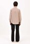 Mink-Cotton Hidden Placket Shirt - 3