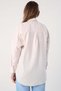 Açık Pembe-Oversize Basic Gömlek - 4