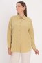 Olive-Oversize Basic Gömlek