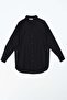 Black-Oversize Basic Shirt - 6