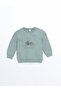 Lcwk Crew Neck Printed Baby Boy Sweatshirt
