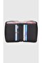739 Unisex 100% Genuine Leather Zippered Wallet Card Holder Black - 8