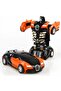 Car Transforming into a Toy Automatic Robot