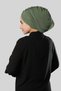 Oil Green Draped Casual Hijab Bonnet Sandy Gathered 2315_36 - 5