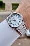 Men's Wristwatch with White Numbers on Dial and Metallic Color Band 2 Years Warranty - 5