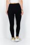 Women Brand Logo Leggings, Black - 4