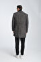 Plaid Patterned Men's Thick Cashmere Coat Regular Fit - 8