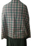 Plaid Lumberjack Shirt Fabric Shoulder Shawl Winter Shawl Neck Shawl Checked Scarf - 2