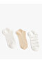 Polka Dot Set of 3 Booties Socks - 2