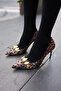 Noom Women's Leopard Buckle Metal Heel Stiletto - 4