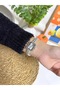 Zircon Stone Bead Cord Quartz Women's Wristwatch - 5