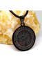 Cennet-Ül Esma Women's Men's Steel Leather Necklace