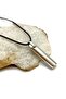 Ottoman Steel Bar Leather Necklace Men's Dklgmsdblok - 3