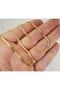 Gold Color Snake Necklace Steel Men's Necklace Chain Thin Model - 4
