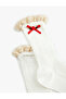 Bow Frilly Textured Socket Socks - 3
