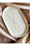 Ball Detailed Chain Gold Steel Şahmeran