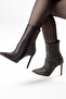 Rsd1001-1 Women's Casual Shiny Rhinestone Tall Inner Zipper Boots - 2