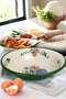 32 cm 3.5liter enamel basin whisk and mixing bowl, dough bowl. fruit bowl. dowry. large bowl - 8